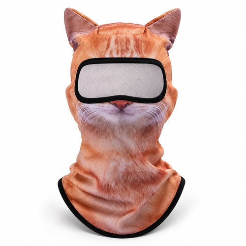 The Cat Clava ski mask - Yellow Cat